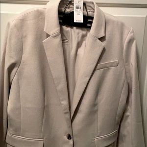 Ann Taylor pantsuits (2) tan & grey